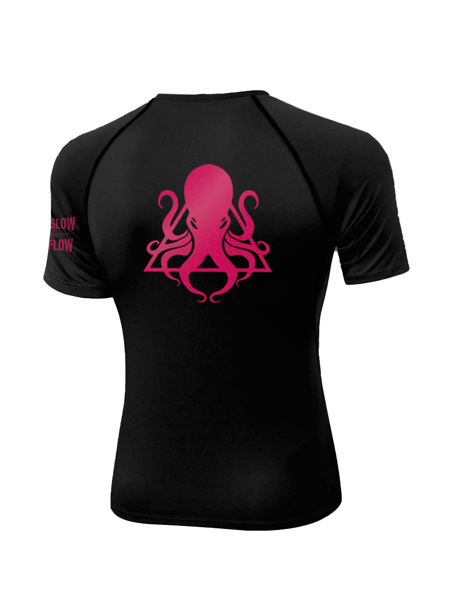 PINK OCTOPUS SHORT SLEEVE RASH GUARD