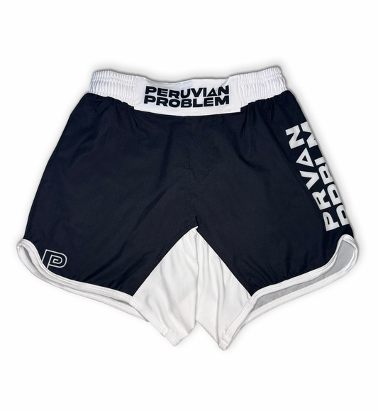 BLACK PERUVIAN PROBLEM SHORTS