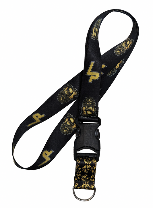 LEAO PRETO LANYARD