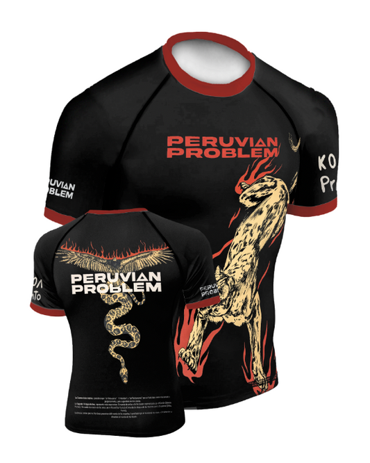 TRILOGY PERUVIAN PROBLEM SHORT SLEEVE RASH GUARD